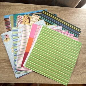 Scrapbook paper set of 100